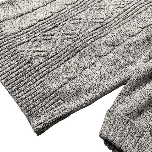 Rebecca Malone Lavender Fleck Cable Knit Sweater Small Acrylic Blend CozyCore - Picture 5 of 10